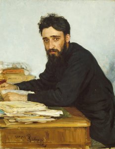 Portrait Of Writer Vsevolod Mikhailovich Garshin — Ilya Yefimovich Repin