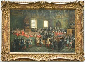 Le Lit De Justice Tenu Au Parlement À La Majorité De Louis Xv (22 Février 1723) — Nicolas Lancret