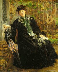 In Un Cappotto Nero — Lovis Corinth