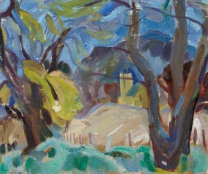 Duddingston Kirk And Arthur's Seat — Sir William George Gillies