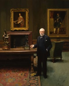 Portrait Of Mr. Frick In West Gallery — Gerald Festus Kelly