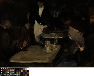 Restaurant 'mille Colonnes — Isaac Lazarus Israels
