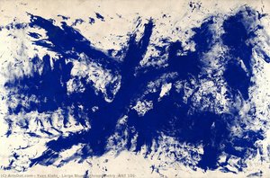 Grande Antropometria Blu [ant 105] — Yves Klein