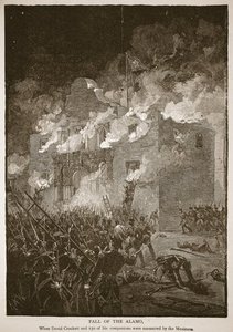 Fall Of The Alamo — Alfred Waud
