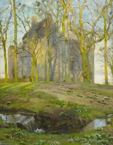 Sundown In Spring, Kellie Castle — John Henry Lorimer