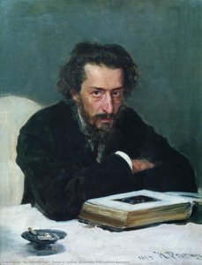 Portretul Compozitorului Și Jurnalistului Pavel Ivanovich Blaramberg — Ilya Repin