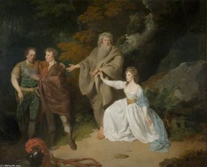 A Scene From Shakespeare's 'the Tempest' — Francis Wheatley