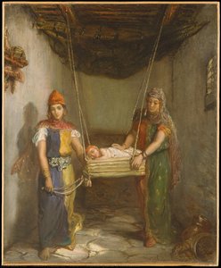 Scene In The Jewish Quarter Of Constantine — Théodore Chassériau
