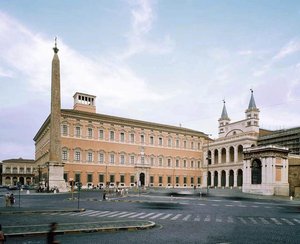Palazzo Del Laterano With The Loggia Delle Benedizioni — Domenico Fontana