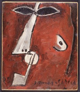 Mascara Con Pipa, Paris - (1928) — Joaquín Torres García