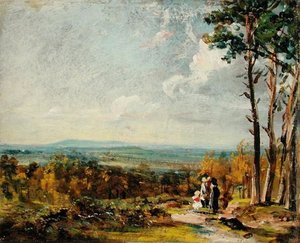 Hampstead Heath Looking Towards Harrow — John Constable