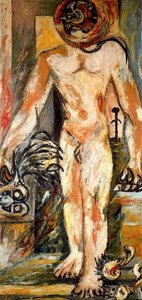 Untitled (nackter Mann) — Jackson Pollock