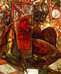 Ritratto Di Marinetti — Carlo Carrà
