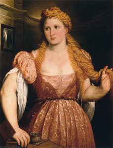 Young Woman At Her Toilet — Paris Bordone