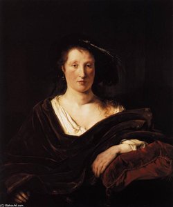 Young Woman In An Imaginary Costume — Salomon De Bray