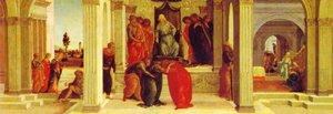 Three Scenes From The Story Of Esther — Filippino Lippi