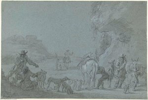 Hunting Company Out Of Rome — Jan Asselijn