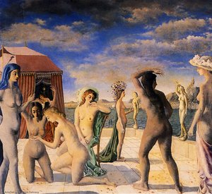 The Courtesans — Paul Delvaux