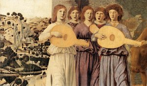 Natività (dettaglio) — Piero Della Francesca