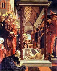 St Wolfgang Altarpiece: Resurrection Of Lazarus — Michael Pacher