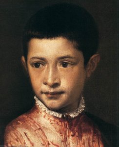 Portrait Of Ranuccio Farnese (detail) — Titian