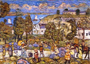 Landscape Near Hahant — Mauric Brazil Prendergast