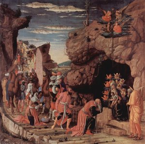 Údělení Třech Králů — Andrea Mantegna