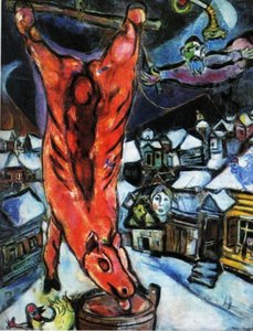 Flayed ox