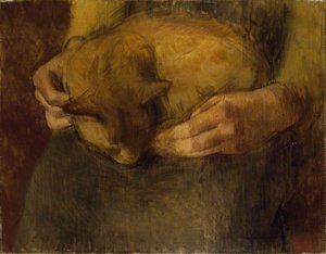 Sleeping Cat — William Menzies Coldstream