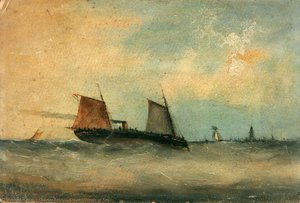 Steam Vessels At Sea — Charles Beaty