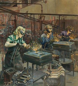 Women Welders At Williams Williams, Chester — Ethel Léontine Gabain