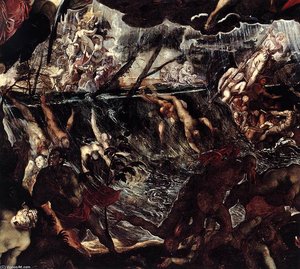 The Last Judgment (detail) — Jacopo Tintoretto