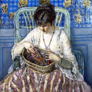 Unravling Silke — Frederick Carl Frieseke