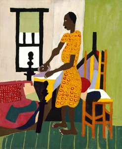 Woman Ironing — William H. Johnson