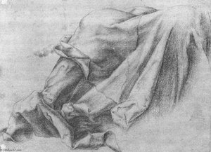 Drapery Study — Matthias Grünewald