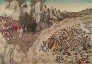L'affondamento Del Faraone Nel Mar Rosso — Luca Cranach Il Vecchio