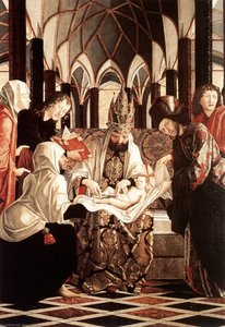 St Wolfgang Altarpiece: Circumcision — 미하엘 파허