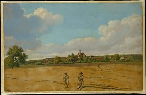 Schloss Emming, Between Windach And Geltendorf, Seen From The East — Wilhelm Von Kobell