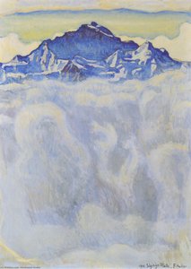 The Maiden Of The Mist Over The Sea — Ferdinand Hodler
