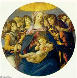 Madona S Granátovým Jablkem — Sandro Botticelli