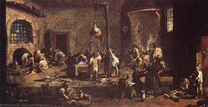 Interrogations In Jail — Alessandro Magnasco