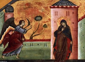 Annunciation — Guido Da Siena