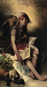 The Witch's Daughter — Carl Larsson