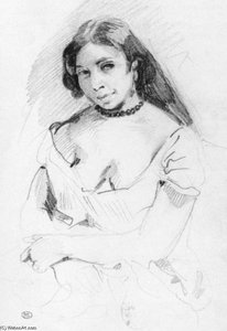 Aspasia — Eugène Delacroix