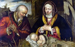 Születés Krisztusé — Tintoretto