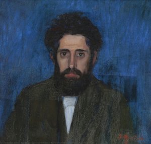 Portrait Of Modesto Sánchez Ortiz — Santiago Rusiñol Prats