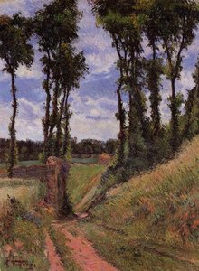 Poplars, Osny (табло Пуповице Осни) — Евгејн Жорж Паул Гаугин
