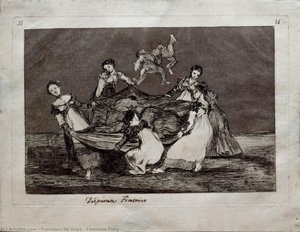 Weibliche Torheit — Francisco José De Goya Y Lucientes