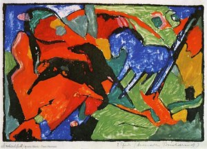 Due Cavalli — Franz Marc