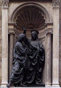 Christ And Doubting Thomas — Andrea Del Verrocchio